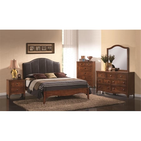 Myco Furniture Cherry Vivon 7 Drawer Dresser VN2907DR